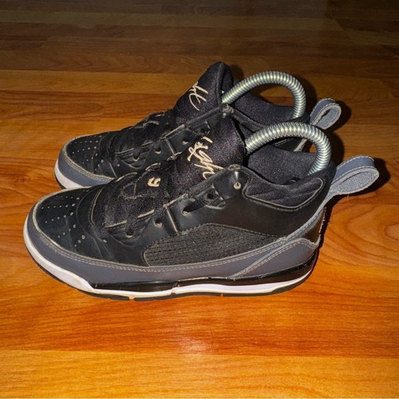 Little Kid’s Air Jordan Flight Shoes 2014 Black/White Size 12C 654976 005 RARE! - Picture 4 of 11